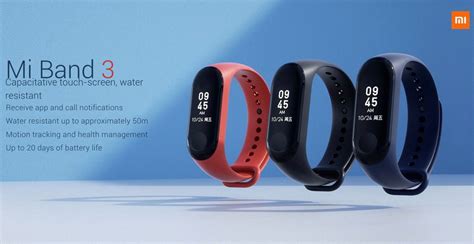 Представлен Xiaomi Mi Band 3 с NFC и защитой от воды